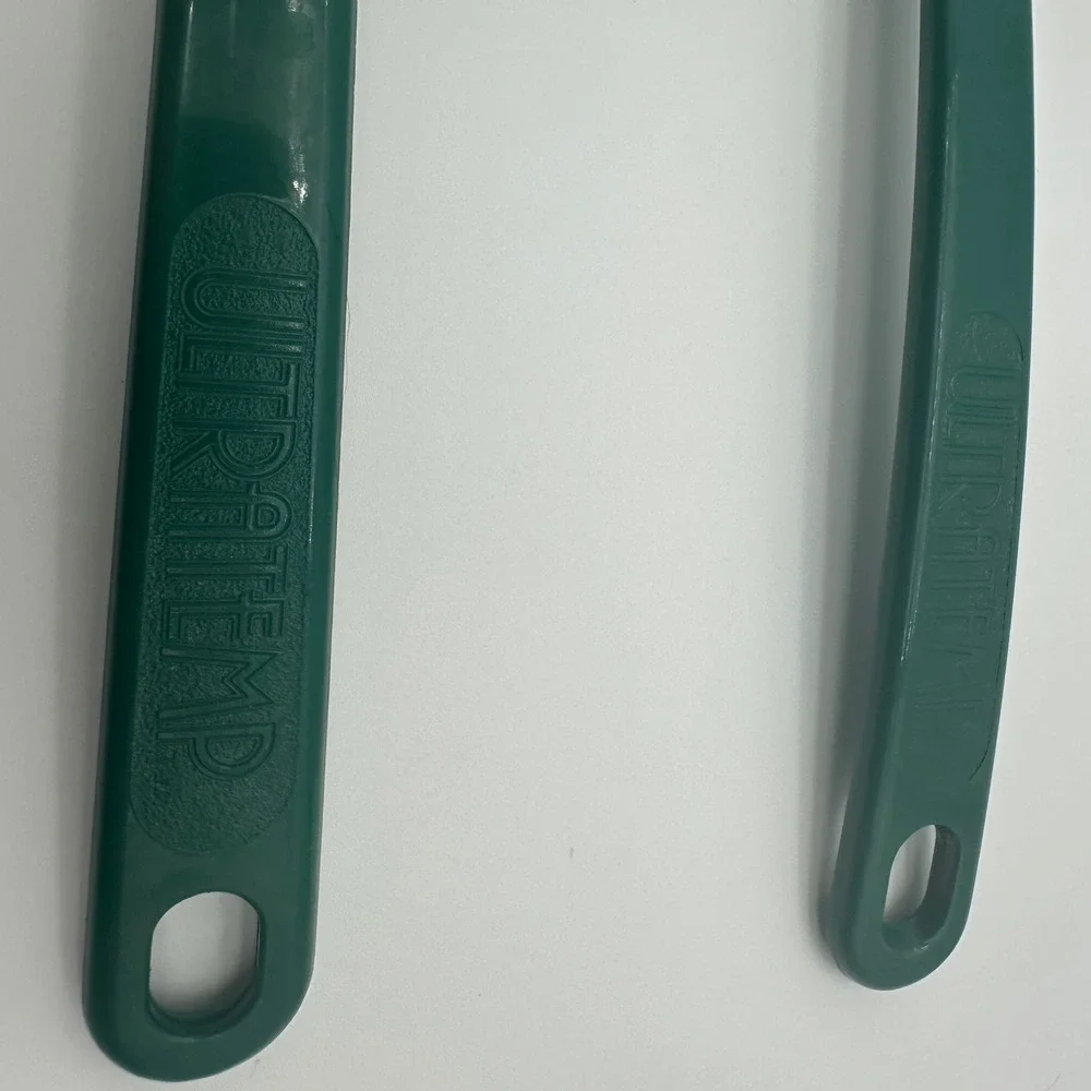 UltraTemp Robinson Hunter Green Spatula Ladle Heat Resistant 400F Made USA Vtg